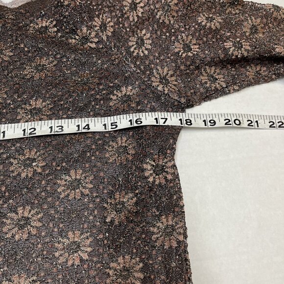 Vintage Onyx Dress Womens 12 Lace Ombre Lined Off Shoulder‎ Bodycon Midi Y2K 90s - Picture 5 of 9